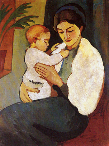 Mutter und Kind, 1910