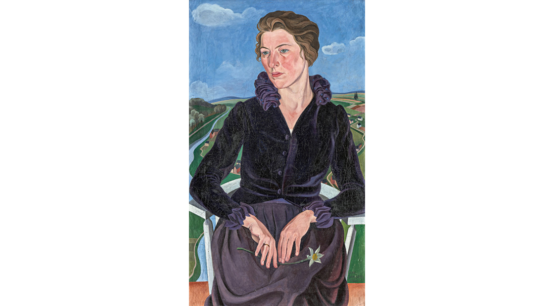 Franz M. Jansen, Meine Frau (Porträt Fifi Kreutzer), 1926